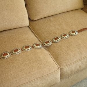 VINTAGE BRIGHTON CONCH BELT AUTHENTIC  BROWN